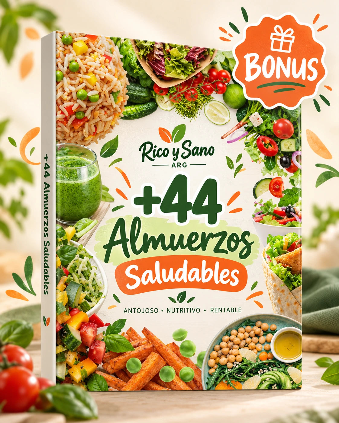 Bonus ebook de almuerzos Rico y Sano ARG